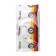 Kranz double outlet without grounding, hidden, installation, 10a, white KR-78-0217