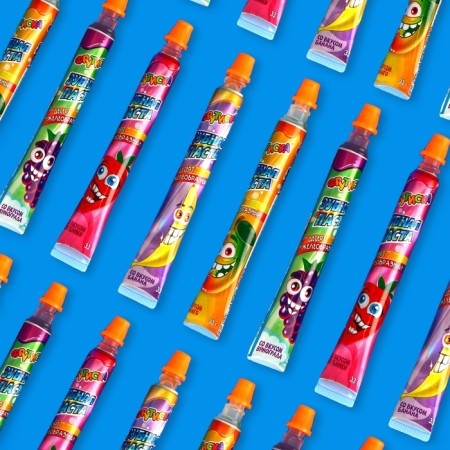Jelly -like dessert "Frutisk" - toothpaste, assorted, 33 g-1
