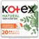Gaskets "Kotex" Natural Daily, 20 pcs.