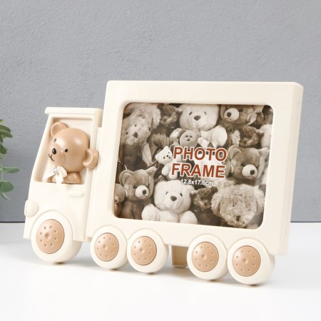 Photo frame plastic 13x18 cm "Bear in truck" MIX 29x4x19 cm-2