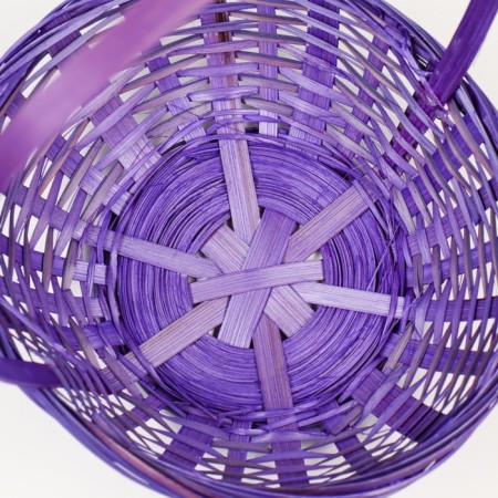 Wicker basket, bamboo, d19xh5/31 cm-2