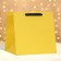 Packet for cake, 30 x 30 x 30 cm, gold with glitter
