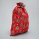Bag gift canvas "Good in the New Year", Christmas trees, 20 x 30 cm +/- 1.5 cm, New Year