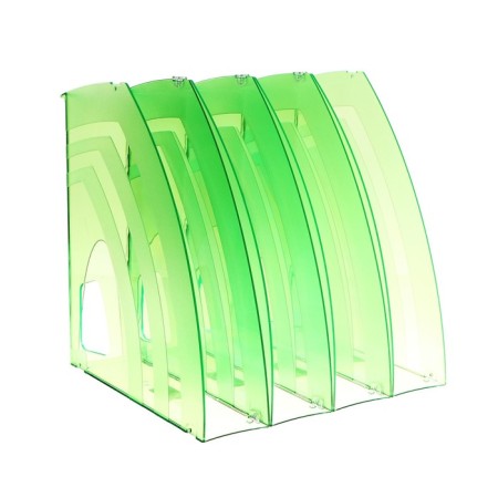 Paper tray vertical calligrata "premium", 70mm, green-2