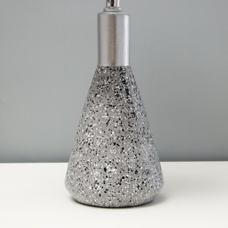 Leon's table lamp E14 40W gray-silver 23x23x41 cm-3