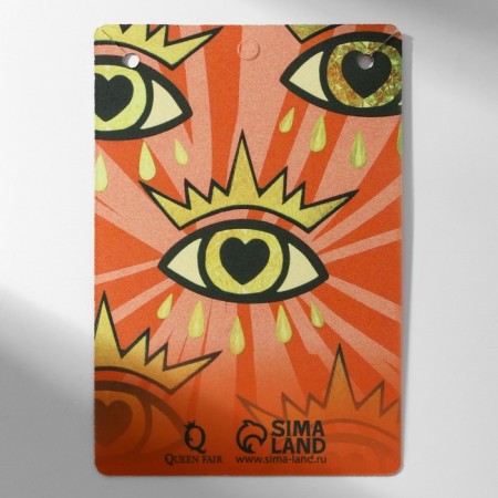 Pendant-cooler "mini" eye, colored in gold, 38 cm-4