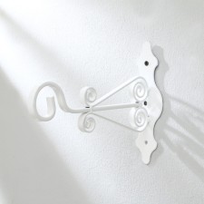 Bracket for kashpo kovaya, 25 cm, metal, white