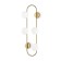 Bra Freya Fr5233WL-04BS Inversion, 240x165x720 mm, G9, 4x25W, brass color