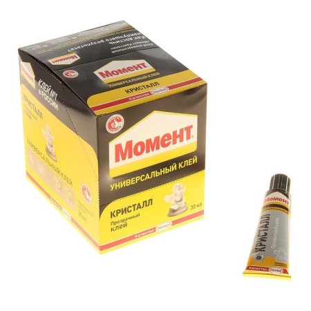 Glue "Moment: Crystal", 30 ml, show box, 10 pcs