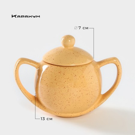 Ceramic Karakum, 400 ml, D = 7 cm.