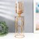 Summary metal, glass per 1 candle "Hemen" D-5 cm, gold 12x12x42.5 cm