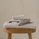 Terry towel Pasionaria "Memo", 450 gr, size 70x140 cm, color light gray