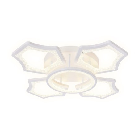 LED ceiling LED with Ambrella Light, Original, Fa575, 5XLED, 106 W, 7950LUM, 3000-6400K, white, transparent color.
