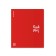 Notebook of 48 sheets in the Erichkrause CoverProbook Words cage, with a plastic cover, red,