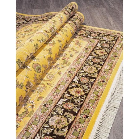 Rectangular carpet Merinos Aravia, size 200x285 cm, yellow color-2