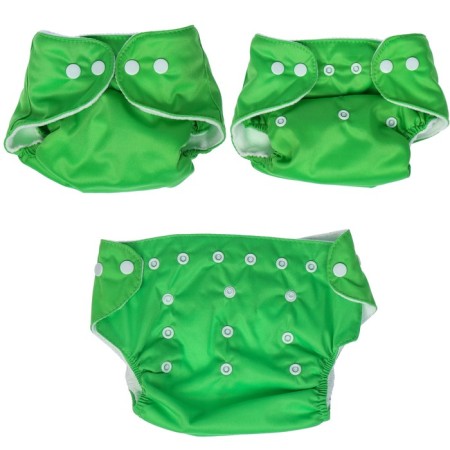 Reusable diaper, green color-4