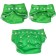 Reusable diaper, green color