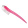 Brush for washing bottles and nipples, 25x9 cm., Pink color
