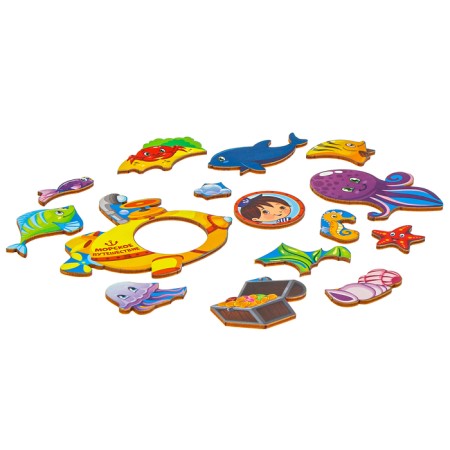 Puzzle Logical "Submarine", D = 20 cm-9