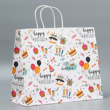 Gift Crafts, Packaging, Happy Birthday, 32 x 28 x 15 cm-1