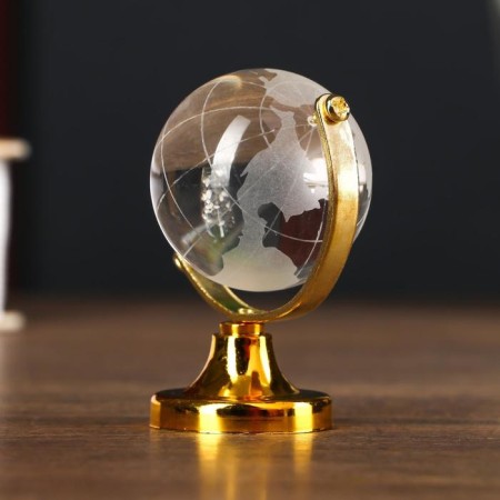 Souvenir Glass "Globe" d = 4 cm-1