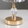 Table lamp sensory "aspira" LED 10W battery gold 12x12x30 cm