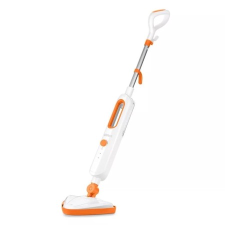 Steam mop KitFort KT-1048-2, 1300 W, 360 ml, cord 4.9 m, white-orange