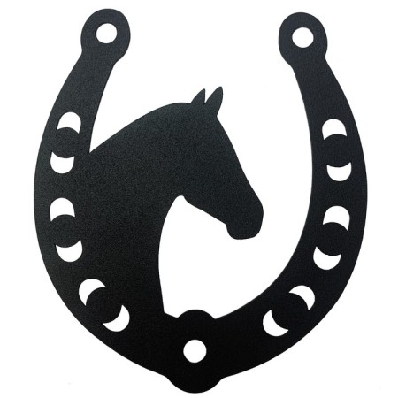 Grillux Garden Decoration "Horseshoe with a horse"