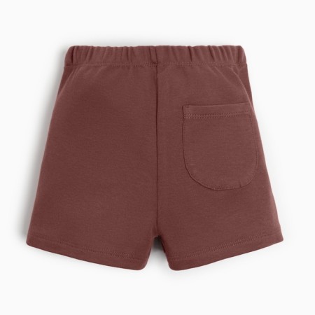Kidsa (sweatshirt, shorts) minku, brown color, height 80-86 cm-12