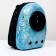 A backpack for carrying animals "paws", with a viewing window, 32 x 25 x 42 cm, blue