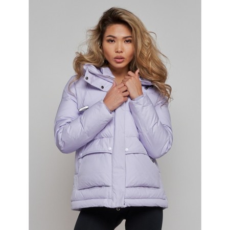 Winter jacket, size 42, purple color-6