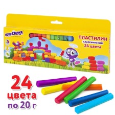Plasticine 24 -ZV 480g of Johland Higher quality (Thailand), 105031