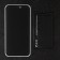 Protective glass for the iPhone 15 Pro Max, Antishpion, 9h, 0.33 mm, black frame