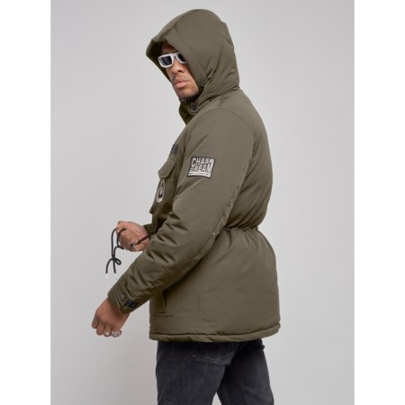Male Winter jacket, size 50, khaki color-8