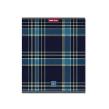 A notebook of 96 sheets in the Erichkrause "Scottish Cage", cover coated cardboard, offset unit, whiteness 100%, 5 types of mix-3