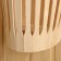 Lampshade from linden, wall -mounted