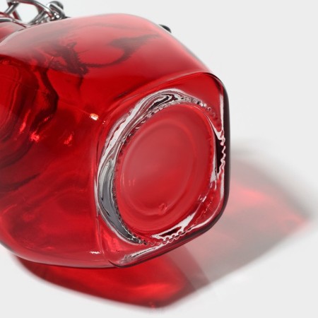 Glass jar for spices with a mound “Oval”, 100 ml, 6 × 8.5 cm, color mix-6