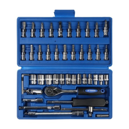 A set of tools in the case of the tundra, automobile, CRV, 1/4 ", 45 items-1
