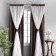 Set of curtains "Milli", size 2x140x270 cm, brown color