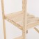 The rack wooden reinforced, 4 adjustable shelves, screw connection, 125x45x28 cm
