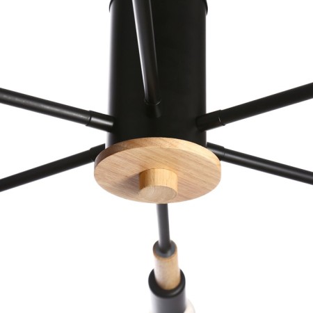 Etinger chandelier 6x40W E27 Black 94x94x50 cm Bayerlux-3