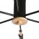 Etinger chandelier 6x40W E27 Black 94x94x50 cm Bayerlux