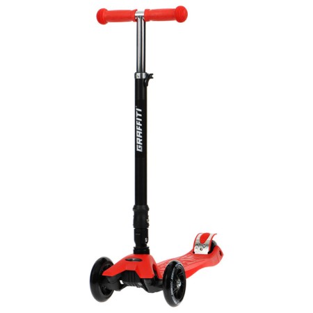 Folding Graffiti Baby, Light wheels PU 120/70 mm, ABEC 7, Red color