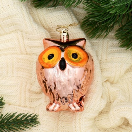 Jewelry "owl" 8.5x7 cm, mix-3