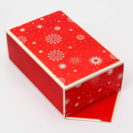 New Year. Gift box - New Year's Folding candy "New Year's gift", 18 x 28 x 10 cm.-1