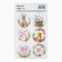 Paper stickers "Light Easter", chickens, 9 × 16 cm