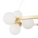 Suspended lamp Maytoni Mod545PL-11BS, 11XG9, 28W, 25x137 cm, color gold