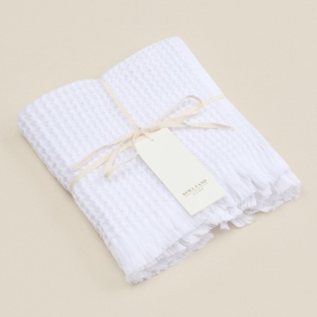 Waffle towel SL Home: BOHO "Blanc de Blanc" 100x180 cm, 100% cotton, 300 g/m2-13