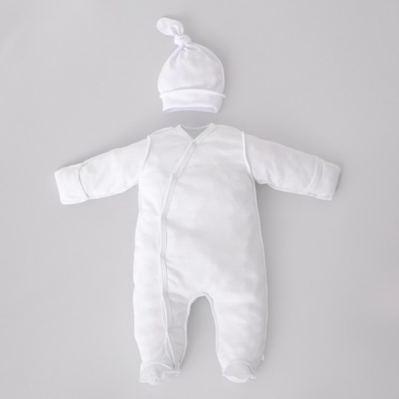 Kinderlitto Satin discharge kit, 4 items, height 50-56 cm, white color-2