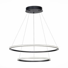 Светильник подвесной St Luce. ST604.443.56. 1х56 Вт, LED, 4000K, 3640 Lm, 60х60 см, цвет чёрный